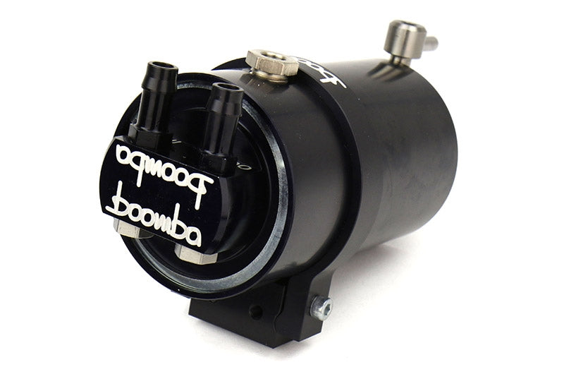 BBA031-00-026B Boomba Racing Stage 2 Oil Catch Can Kit (PCV) - 2015+ WRX-Black,