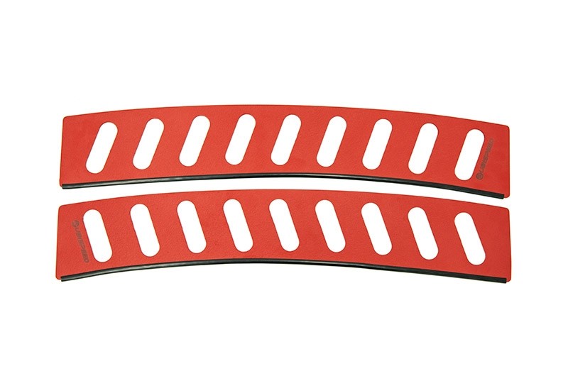 SBSSS-15RLOUVER-RD Subispeed Rear Window Louvers - 2015+ WRX / STI-Red,