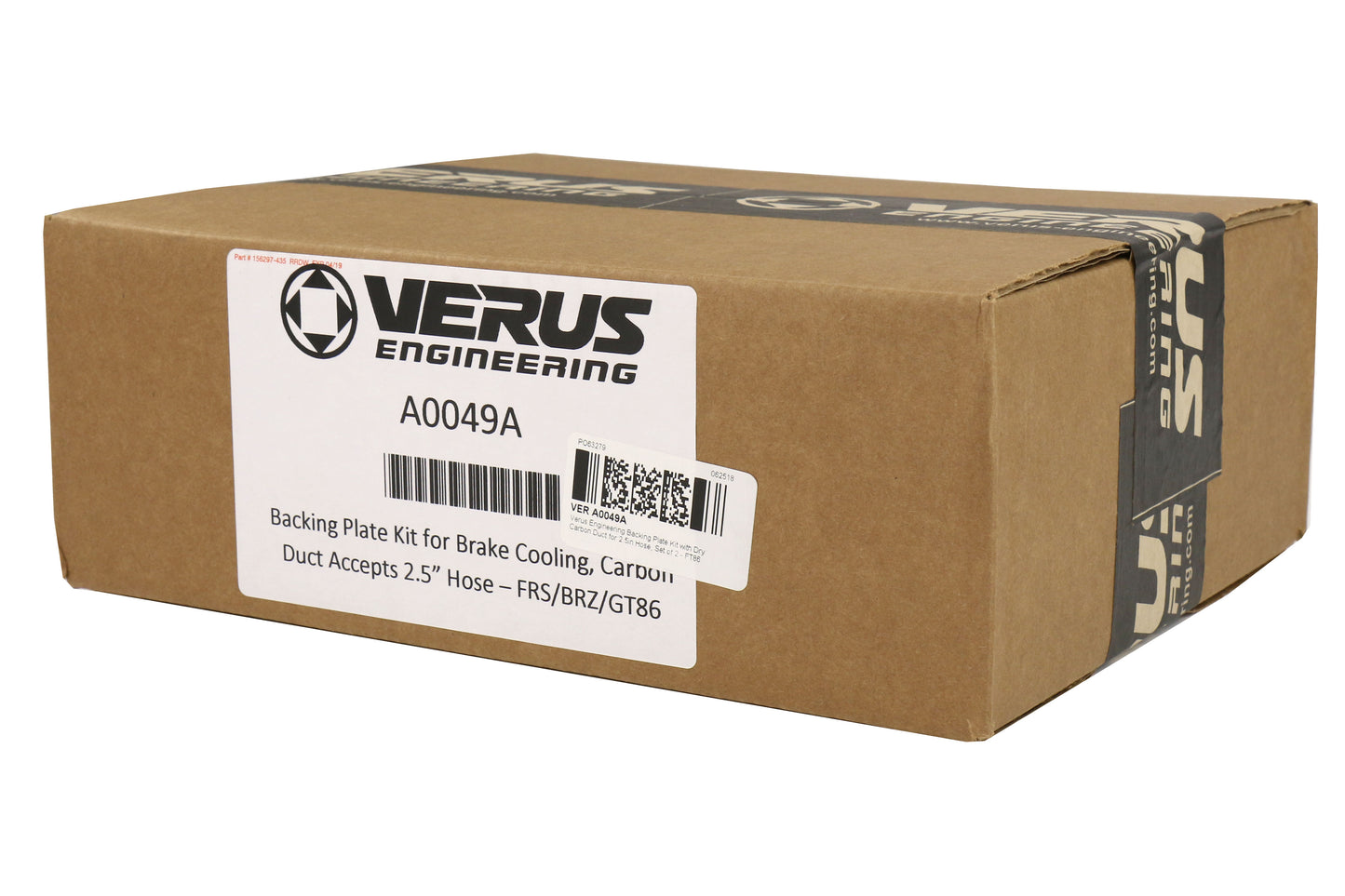 VERA0049A Velox Performance Brake Cooling Kit - 2013+ FT86 (Backing Plate Only),