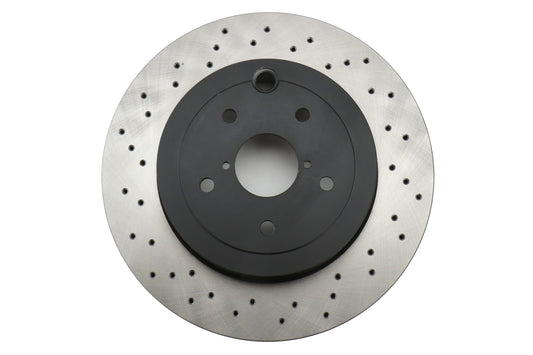 Centric Premium OE Style Drilled Brake Rotor Pair Rear - 2018-2021 Subaru STI