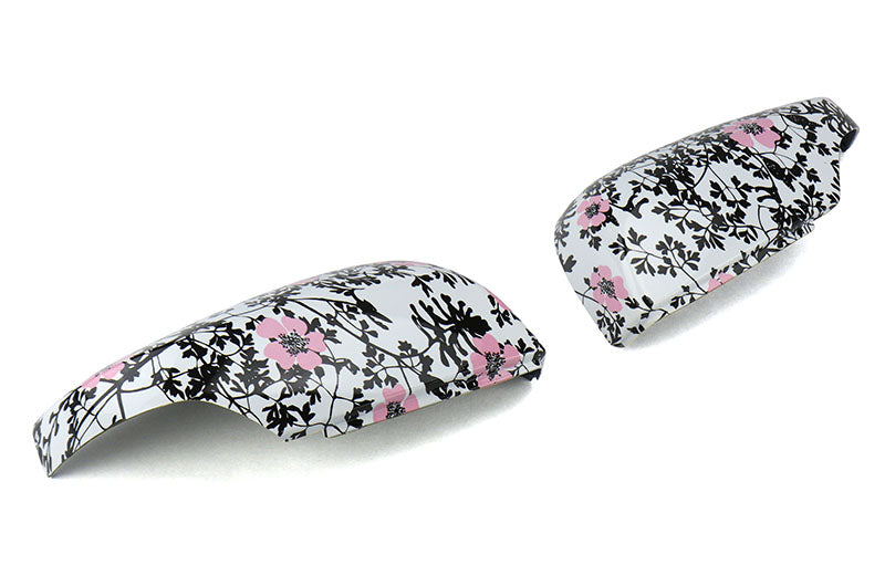 OLMA.70180.3 OLM Graphic Design Mirror Covers (Cherry Blossoms) - 2015-2021 Subaru WRX / STI,