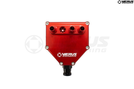 Verus Engineering Air Oil Separator Red - 2022-2024 Subaru BRZ / Toyota GR86