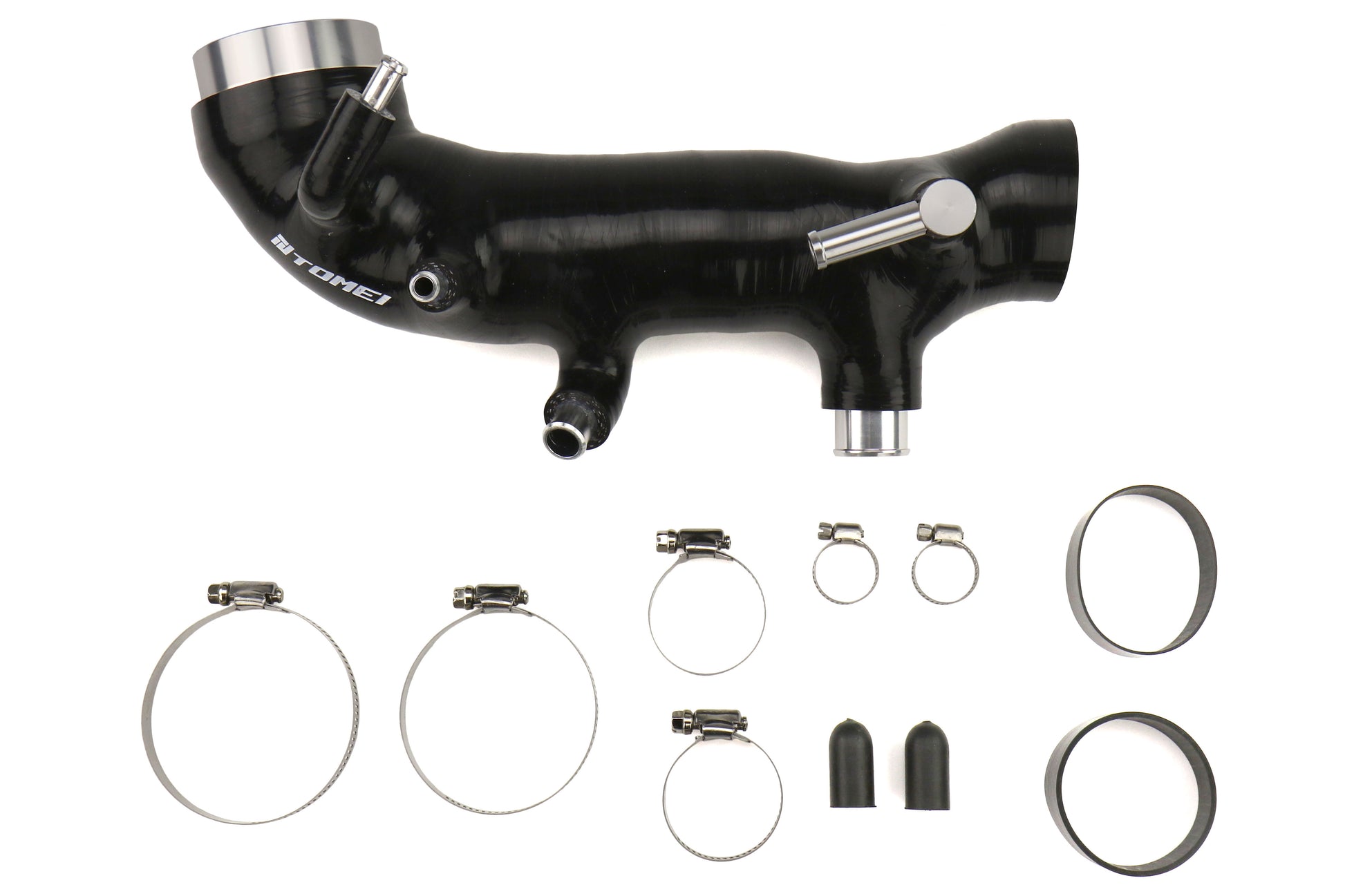 TOMTB301A-SB01B Tomei Silicone Turbo Inlet Hose (Black) - 2002-2007 Subaru WRX / 2004-2021 Subaru STI,