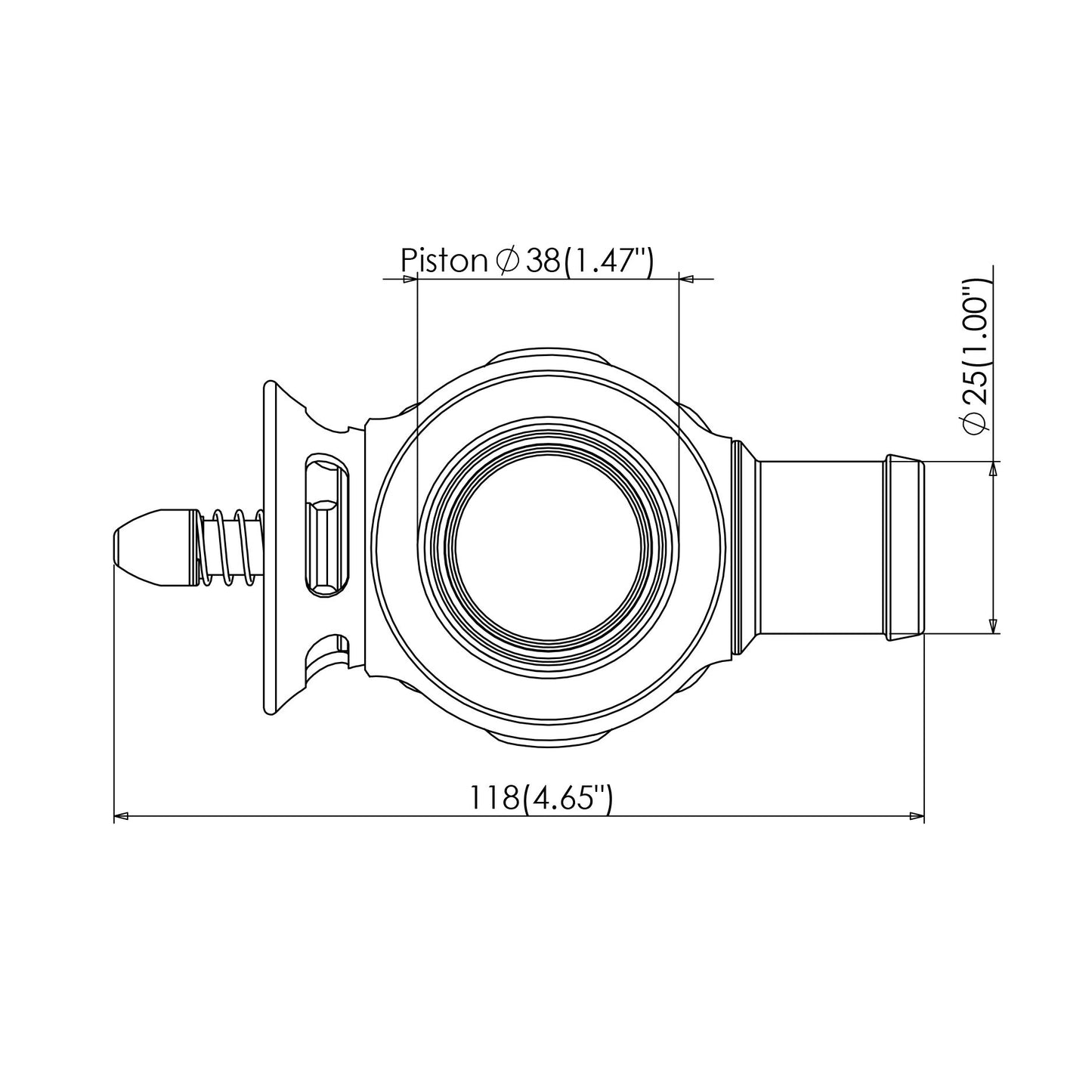 Turbosmart Dual Port Blow Off Valve - 2015-2024 Subaru WRX