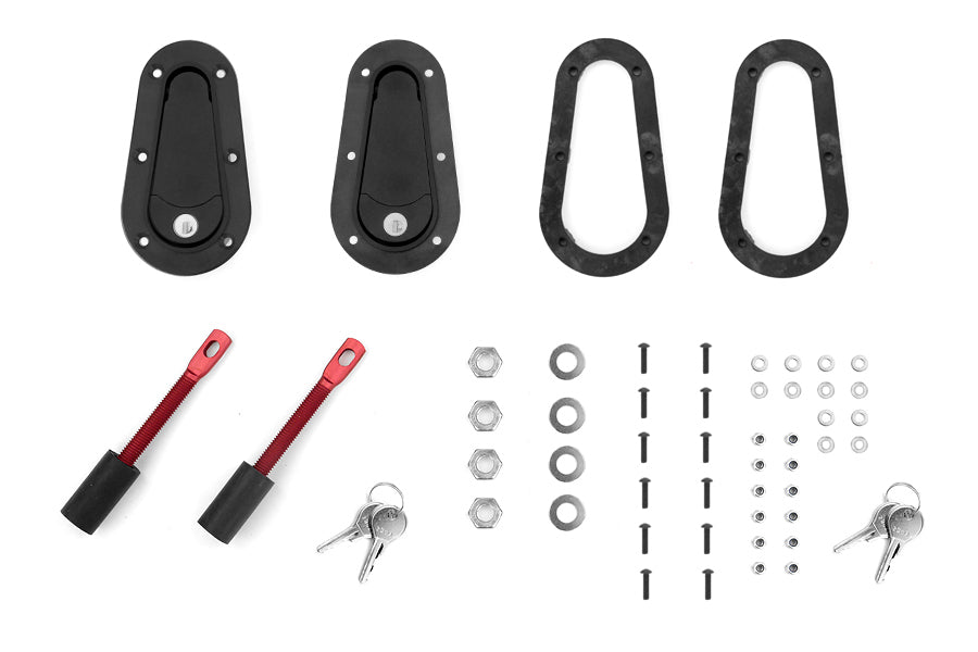 ACH125-2100 Aerocatch Hood Pins Flush Locking Kit - Universal,