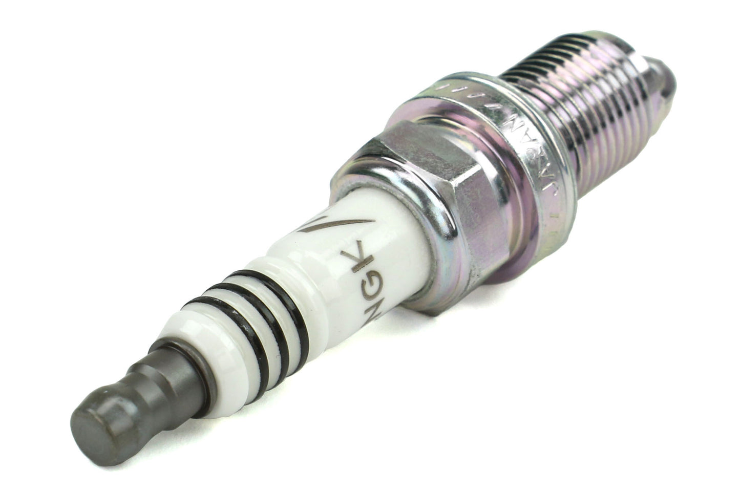 NGKBKR7EIX-GRP NGK Iridium Spark Plugs One Step Colder 2667 - 2002-2005 Subaru WRX,