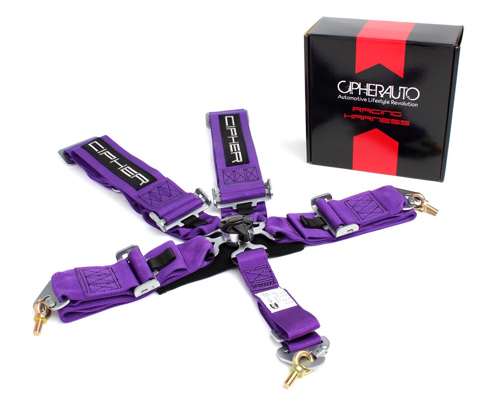 CIPCPA4005PR Cipher 3" SFI 16.1 Approved 5 Point Camlock Racing Harness (Purple) - 2013+ FT86,