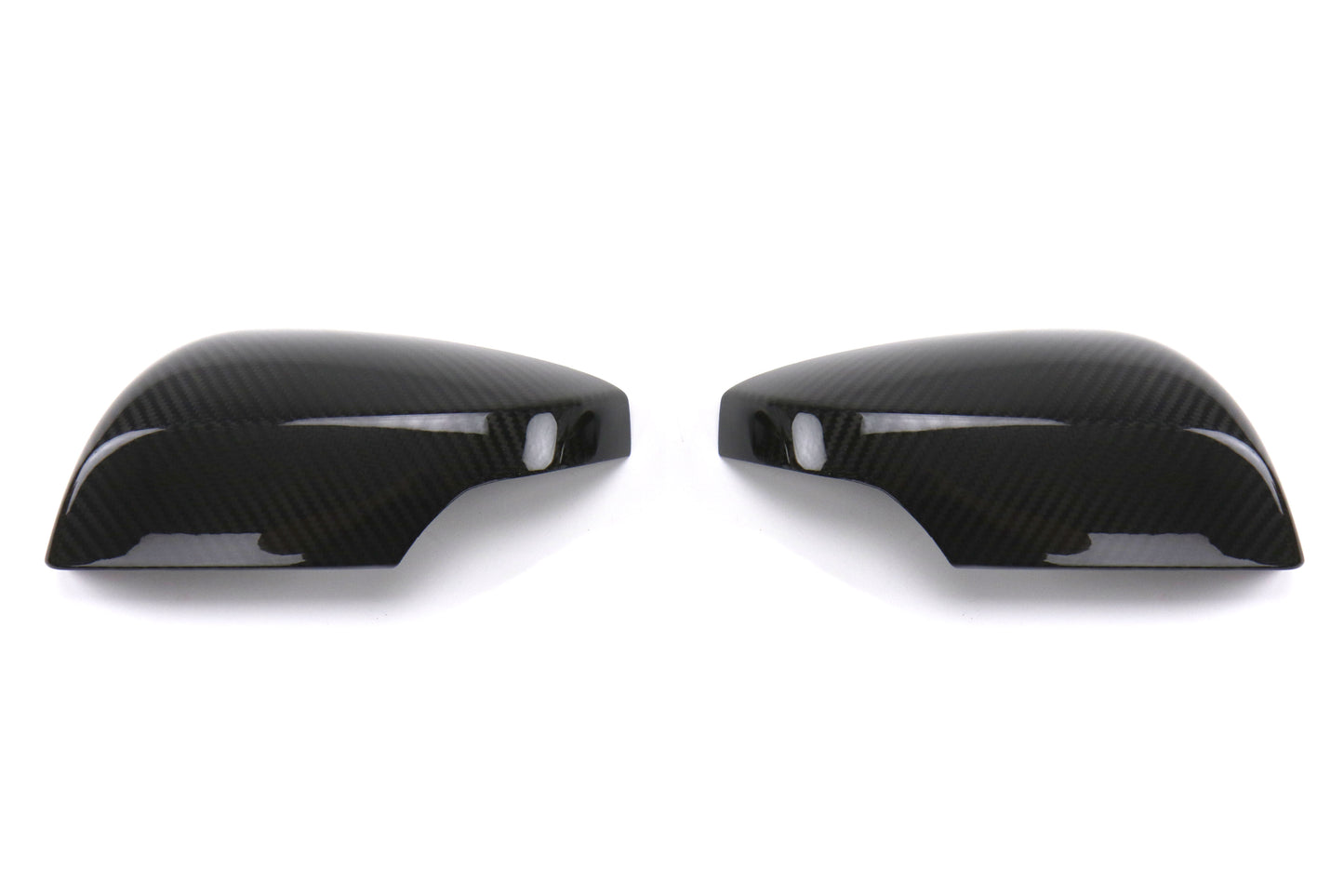 OLMMRC-WRX14WHGDCF OLM S-line Dry Carbon Fiber Mirror Covers (with Turn Signal Hole) - 2015+ WRX / 2015+ STI-Gloss Carbon Fiber,