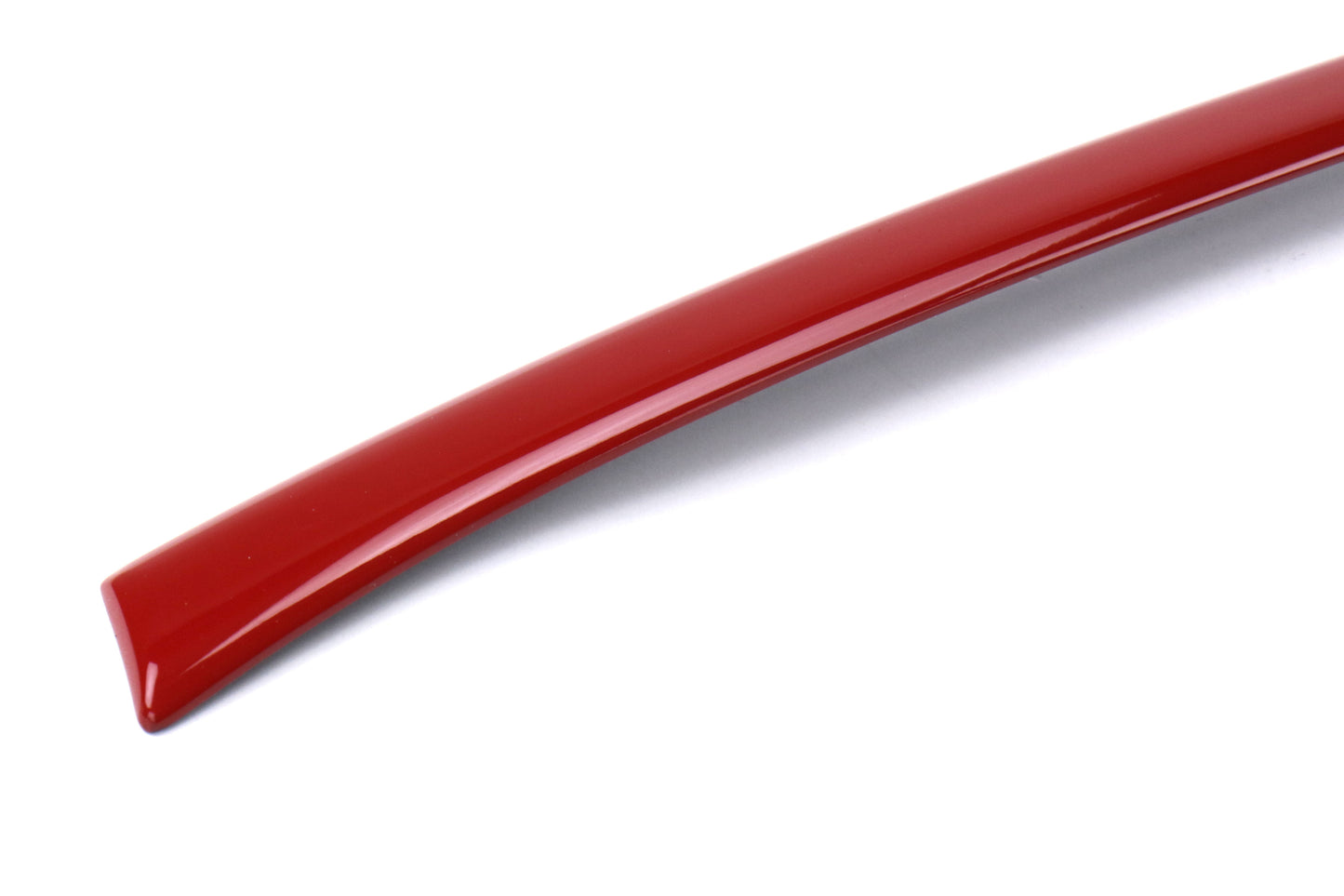 OLM Paint Matched Trunk Hole Delete for OEM Short Spoiler - Pure Red - 2015-2021 Subaru WRX / STI