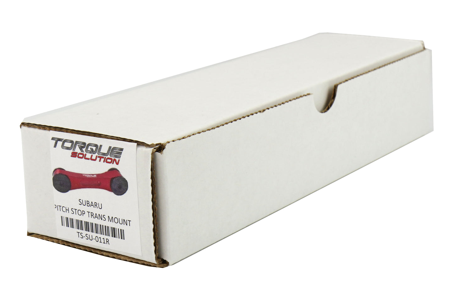 TQSTS-SU-011R Torque Solution Billet Aluminum Pitch Stop Mount - 2015+ WRX / 2015+ STI / 2014+ Forester-Red,