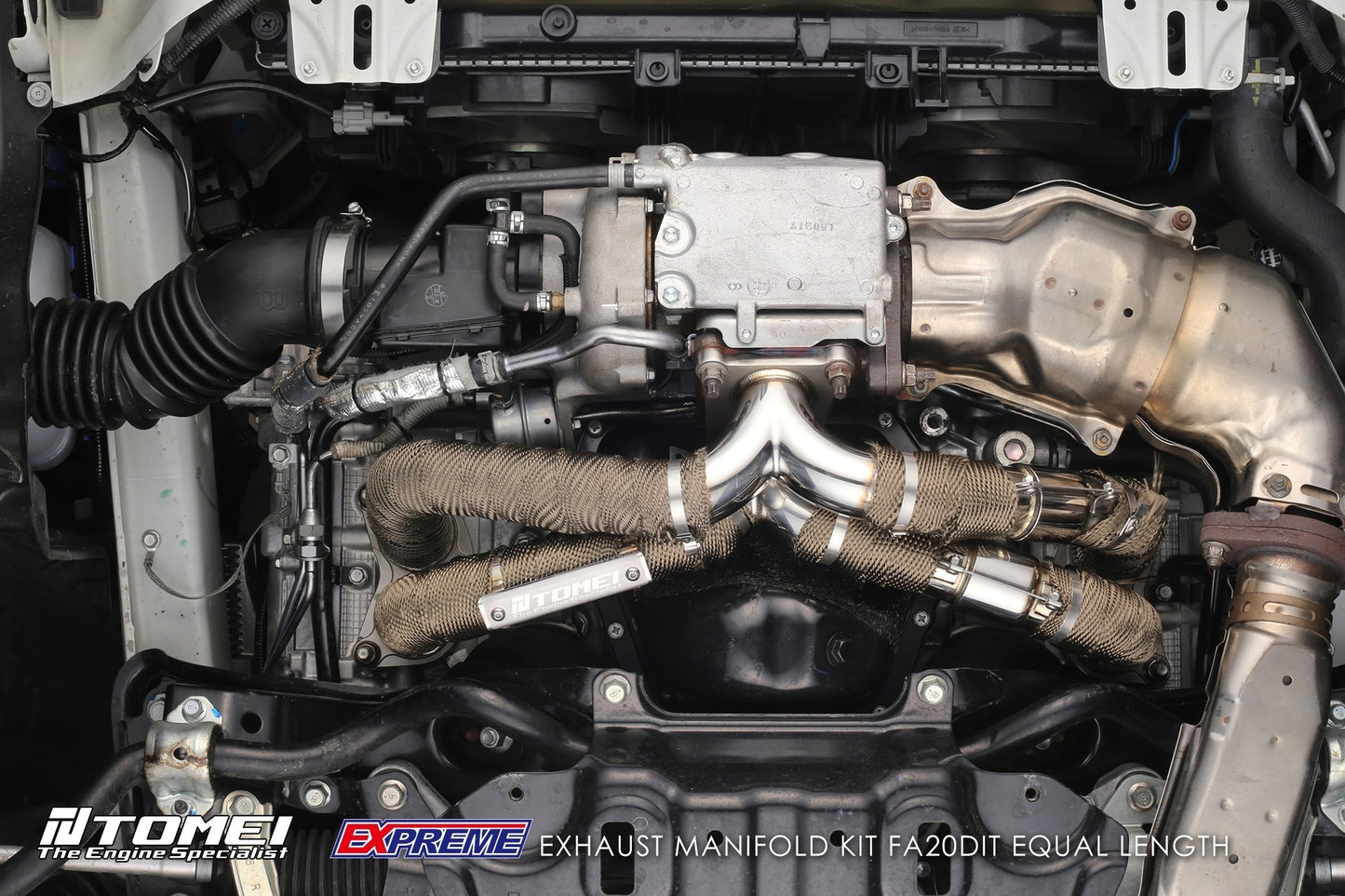 TOMTB6010-SB04B Tomei Expreme Equal Length Exhaust Manifold Kit - 2015+ WRX / 2014+ Forester XT,