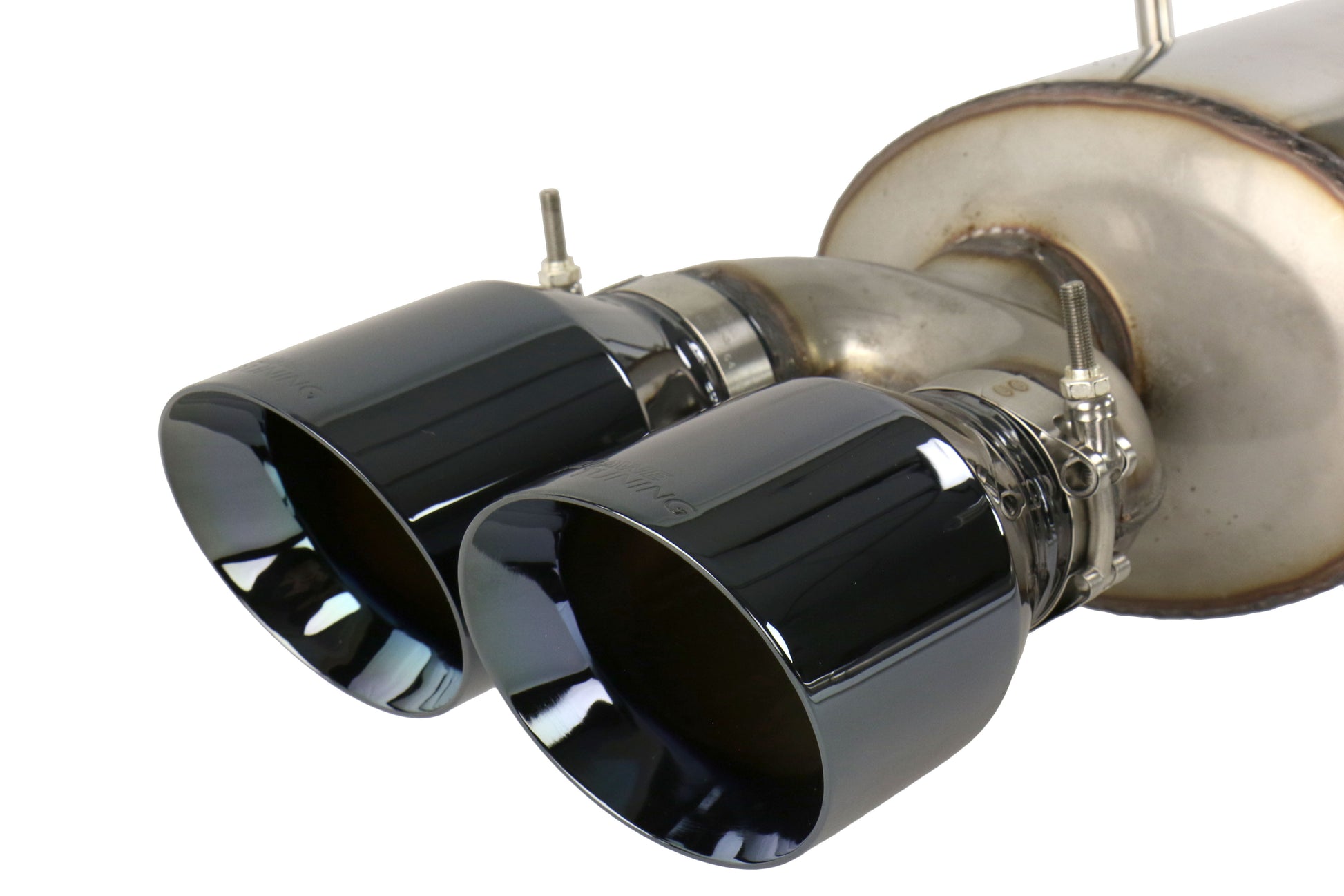 AWE3015-43102 AWE Touring Edition Exhaust Diamond Black Quad Tips (102mm) - 2015+ WRX,