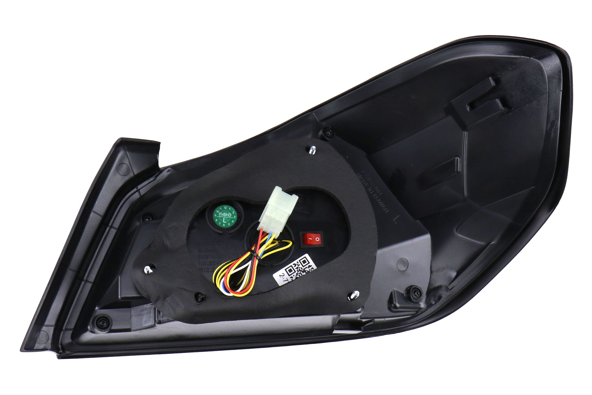 SBSSS15WRX-TR-CF SubiSpeed LE Carbon Fiber USDM TR Style Sequential Tail Lights - 2015+ WRX / 2015+ STI-Clear Lens with Carbon Fiber Base and Red Running Light,