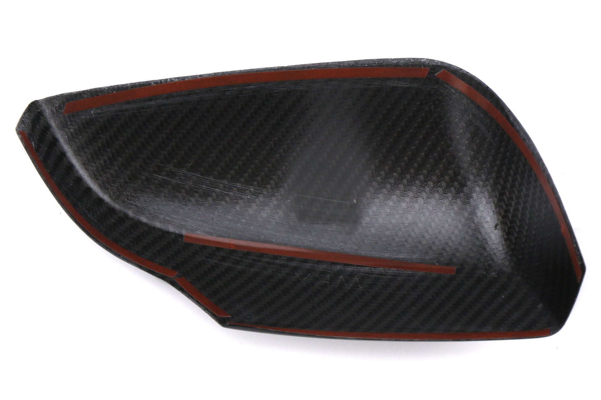OLMMRC-WRX14WHGDCF OLM S-line Dry Carbon Fiber Mirror Covers (with Turn Signal Hole) - 2015+ WRX / 2015+ STI-Gloss Carbon Fiber,