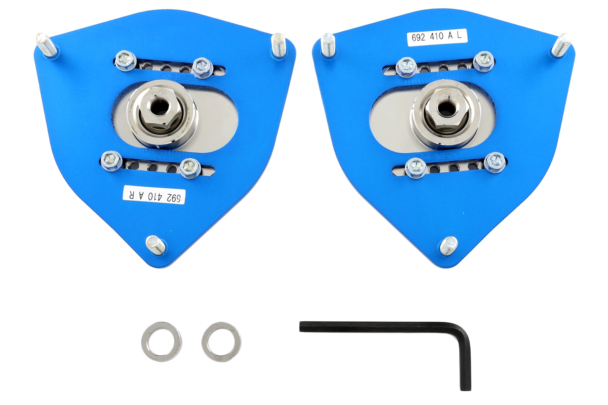 CUS692 410 A Cusco Front Pillow Ball Upper Mounts - 2015+ WRX / 2015+ STI,