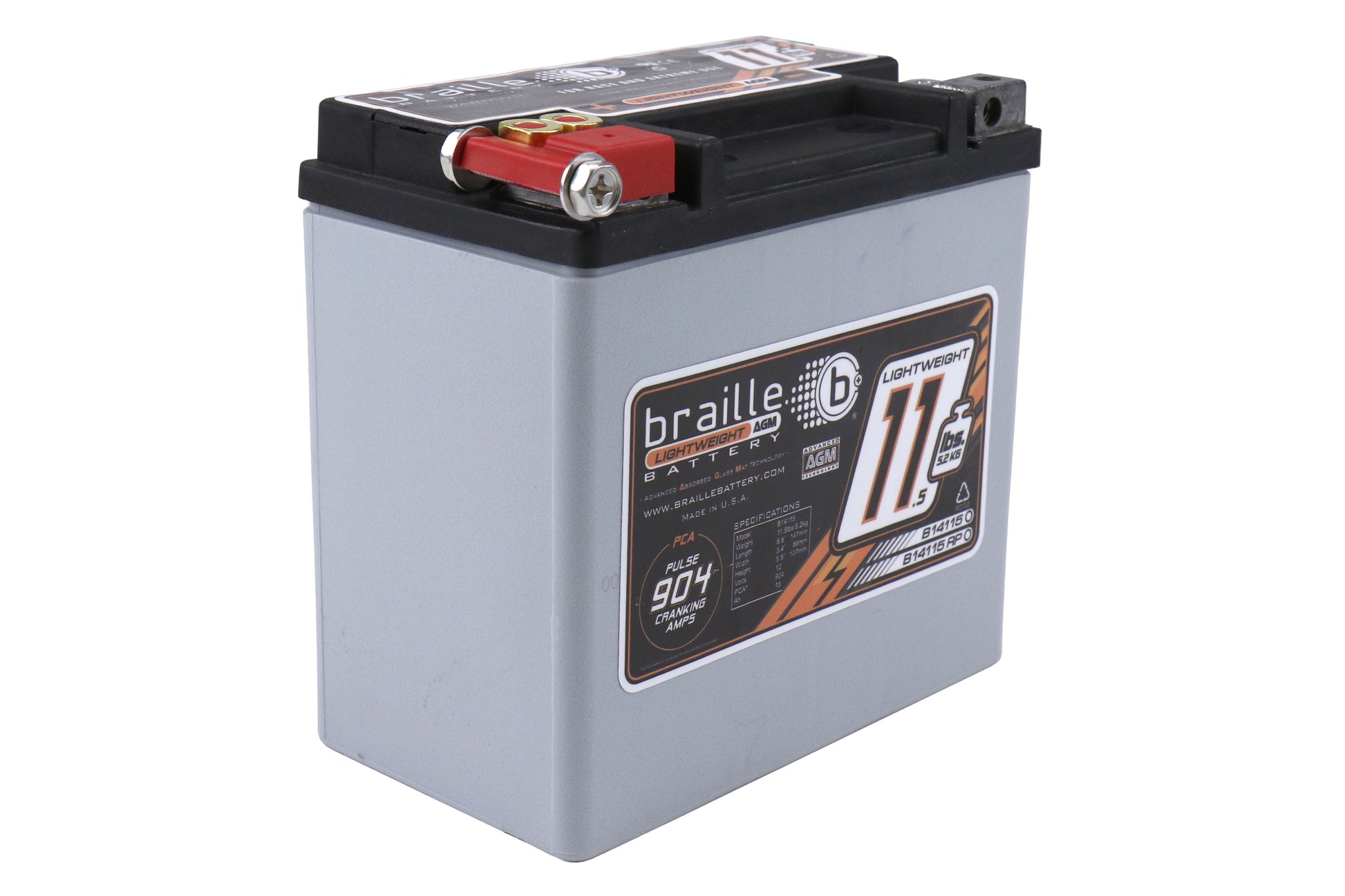 BRB147-B14115 11LB Braille Battery,