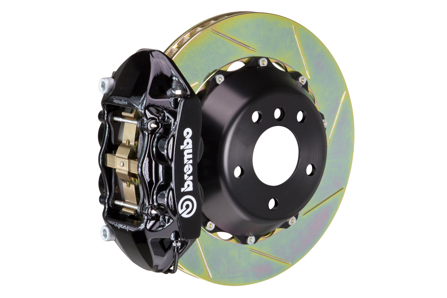 BRE2P2.8042A1 Brembo 4 Piston Rear BBK Slotted or Drilled - 2013+ FR-S / BRZ / 86-Black-Slotted,