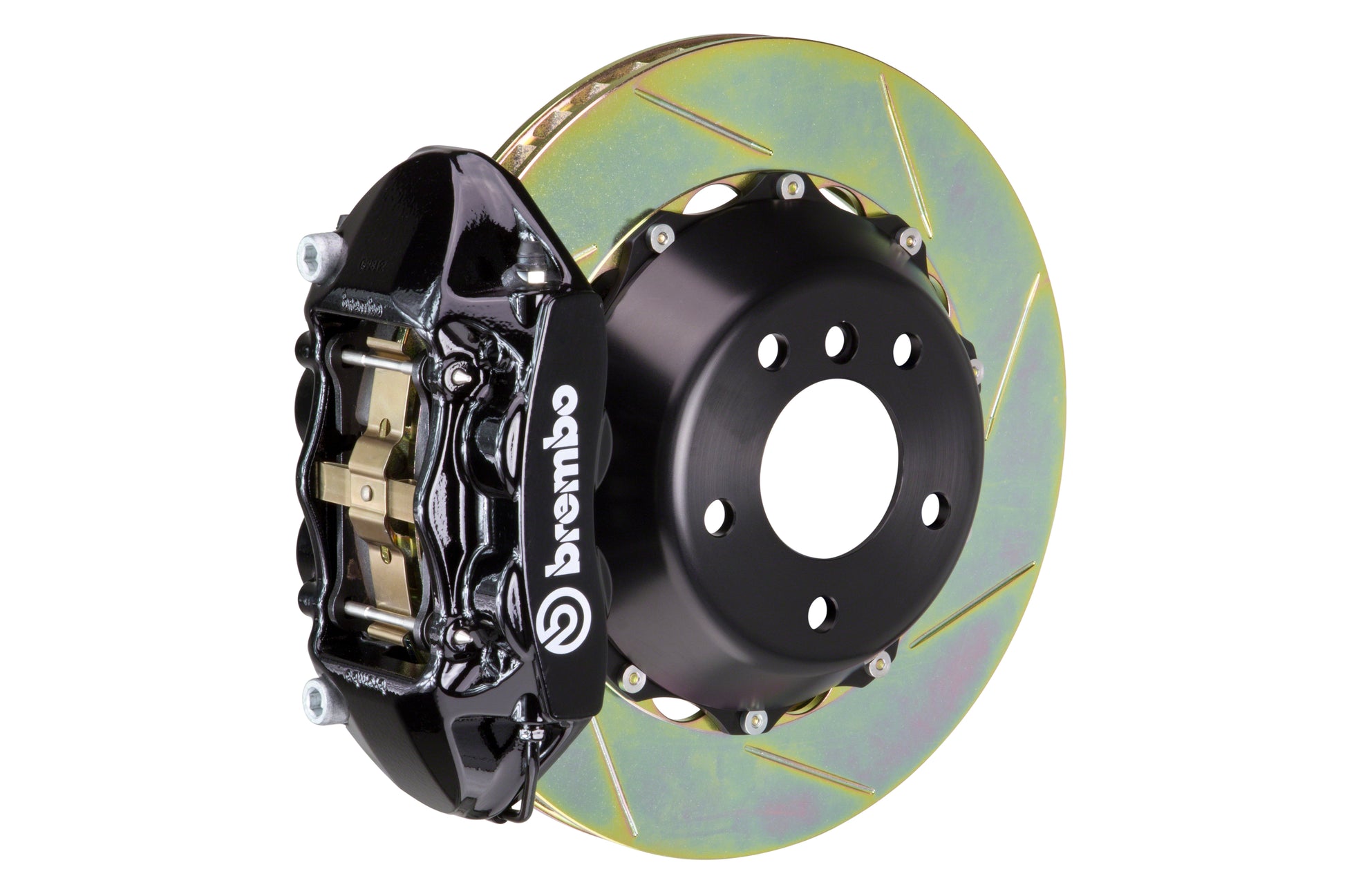 BRE2P2.8042A1 Brembo 4 Piston Rear BBK Slotted or Drilled - 2013+ FR-S / BRZ / 86-Black-Slotted,