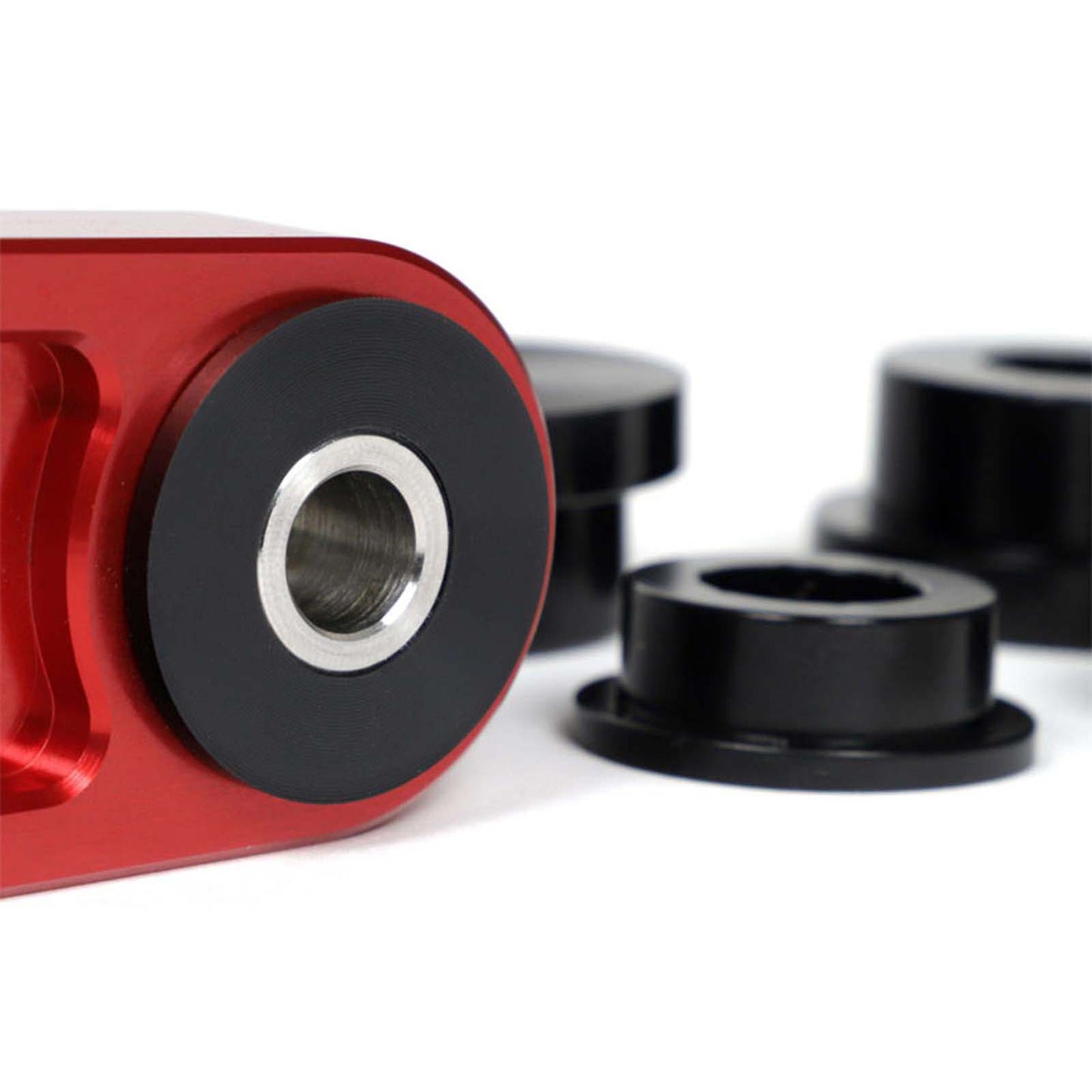 GrimmSpeed Pitch Stop Mount Bushing Kit Black (95A Durometer) - Replacement for RACE VERSION GrimmSpeed Pitch Stop Mount - 2015-2021 Subaru WRX / STI