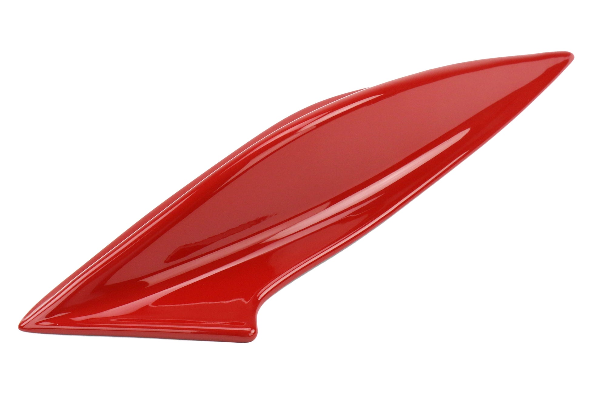 OLMOLM15STIFIN-M7Y OLM STI Spoiler Side Fins - 2015+ WRX / 2015+ STI-Pure Red (M7Y),