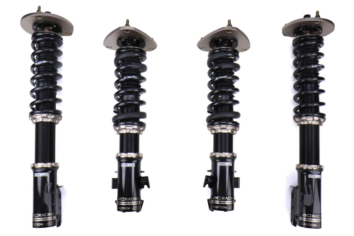 BCRF-02-BR BC Racing BR Coilovers - 2002-2007 Subaru WRX / 2004 STI,