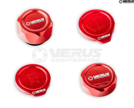 Verus Engineering Engine Bay Cap Kit - Red - 2022-2024 Subaru BRZ / Toyota GR86