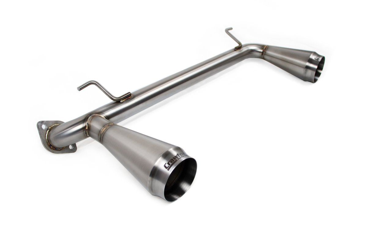 CRAE0380-1 Crawford Gymkhana Two Axle-Back Megaphone Exhaust - 2013-2020 FRS / BRZ / 86,
