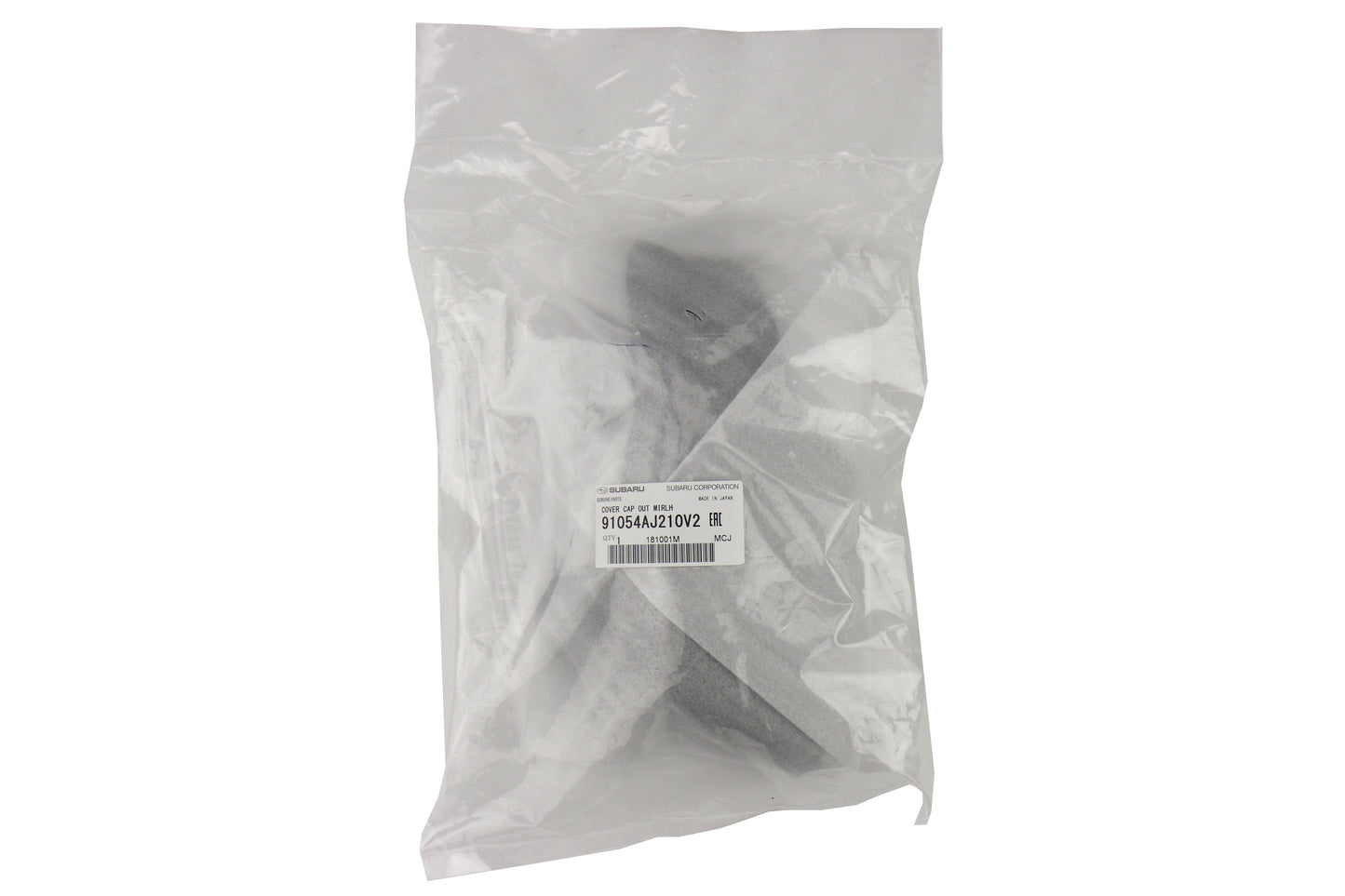 SUB91054AJ-D4S-KIT D4S Crystal Black Silica Mirror Covers - 2014+ Forester,