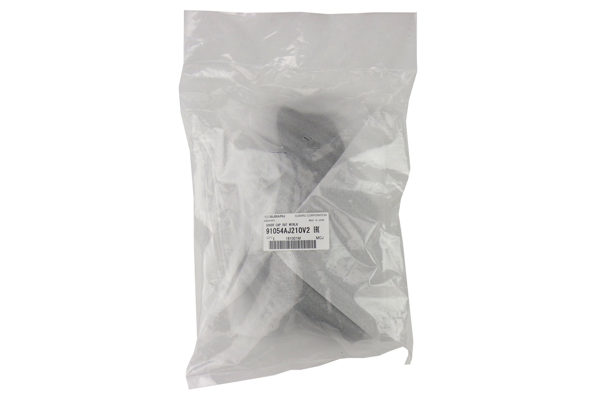 SUB91054AJ-D4S-KIT D4S Crystal Black Silica Mirror Covers - 2014+ Forester,