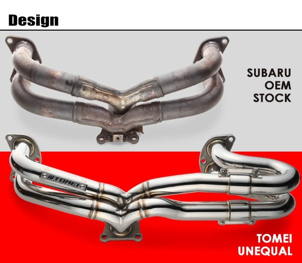 TOMTB6010-SB04A Tomei Expreme Unequal Length Exhaust Manifold Kit - 2015+ WRX / 2014+ Forester XT,