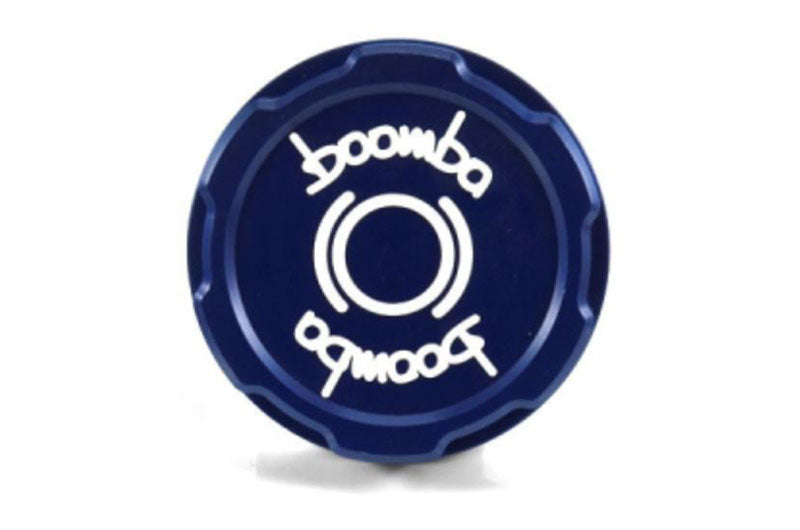 BBA031010110300 Boomba Racing Brake Reservoir Cover Cap Blue - 2015+ Subaru WRX,