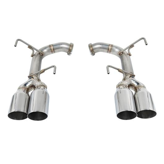 REMRO-TSVA-S4 Greddy Remark Axleback Exhaust 4in Tip - 2015+ WRX / STI-Stainless Tips-Single Wall,