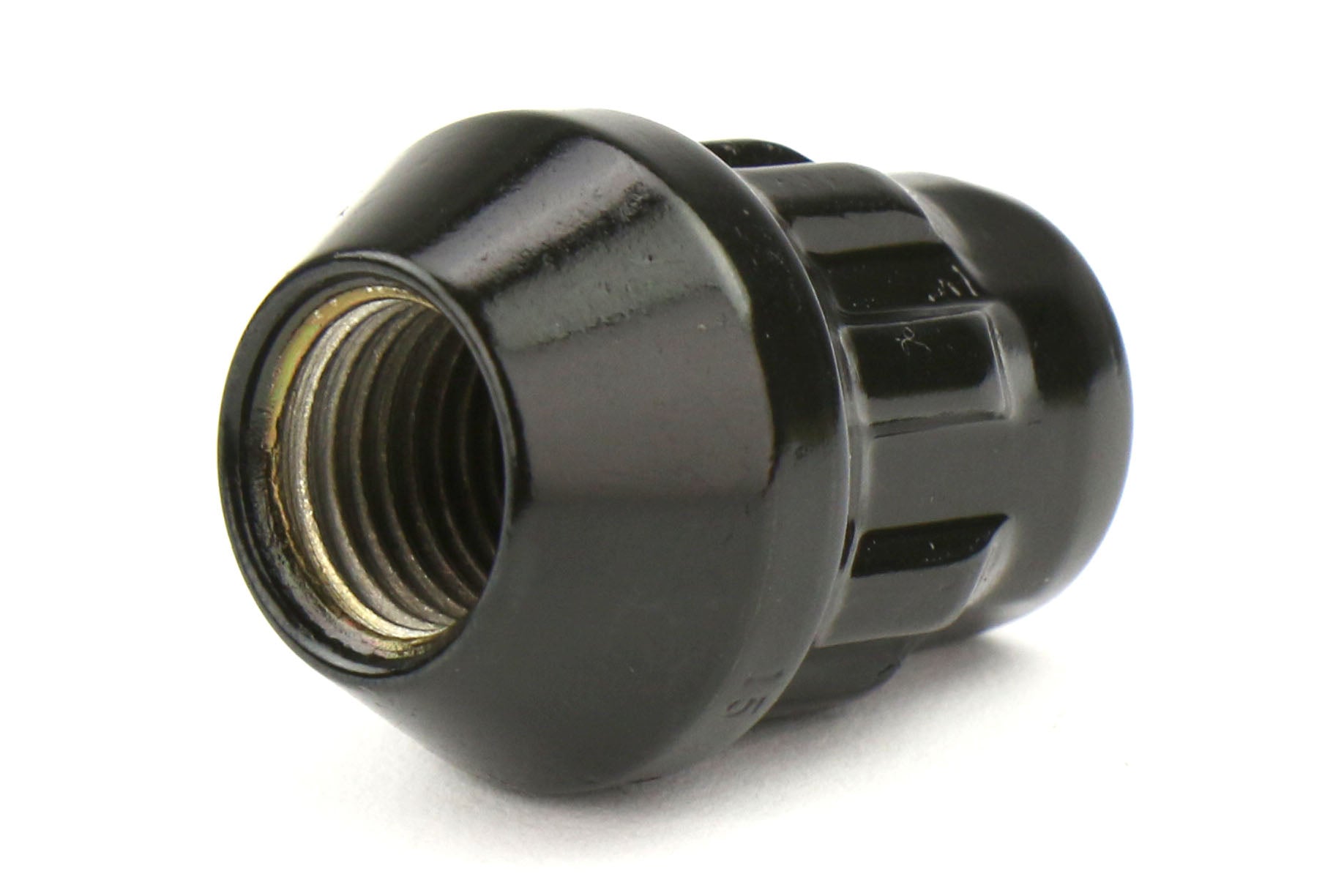 KICW603B19 PROJECT KICS BULL LOCK LUG NUT-Closed End Black,