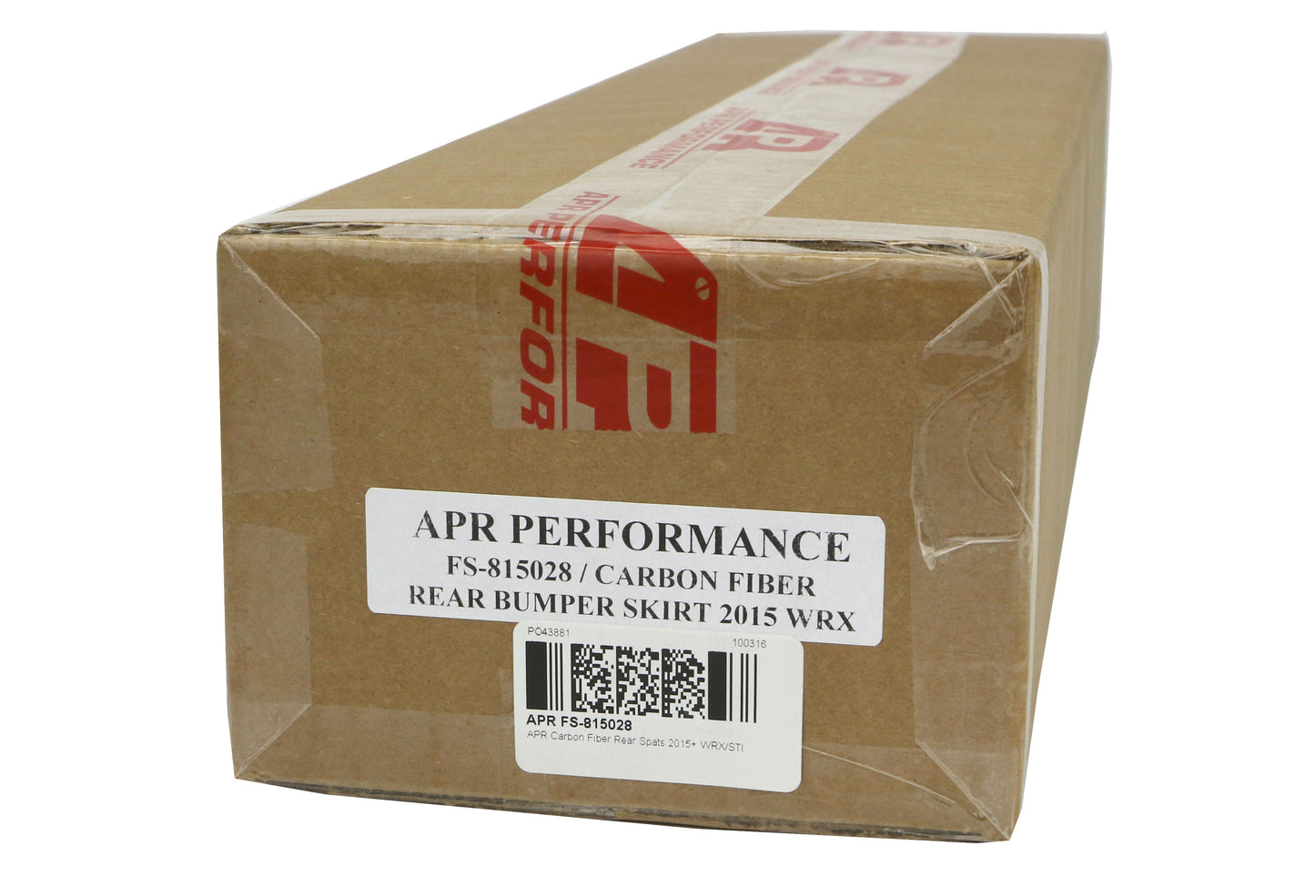 APPFS-815028 APR Carbon Fiber Rear Spats - 2015+ WRX / 2015+ STI,