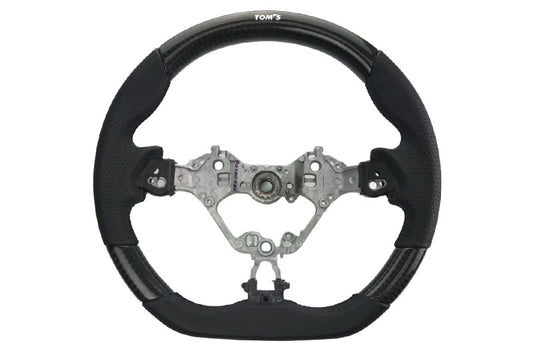 TMSTM-45100-TZN65 TOMS Steering Wheel Carbon Fiber and Black Leather - 2017+ Toyota 86,