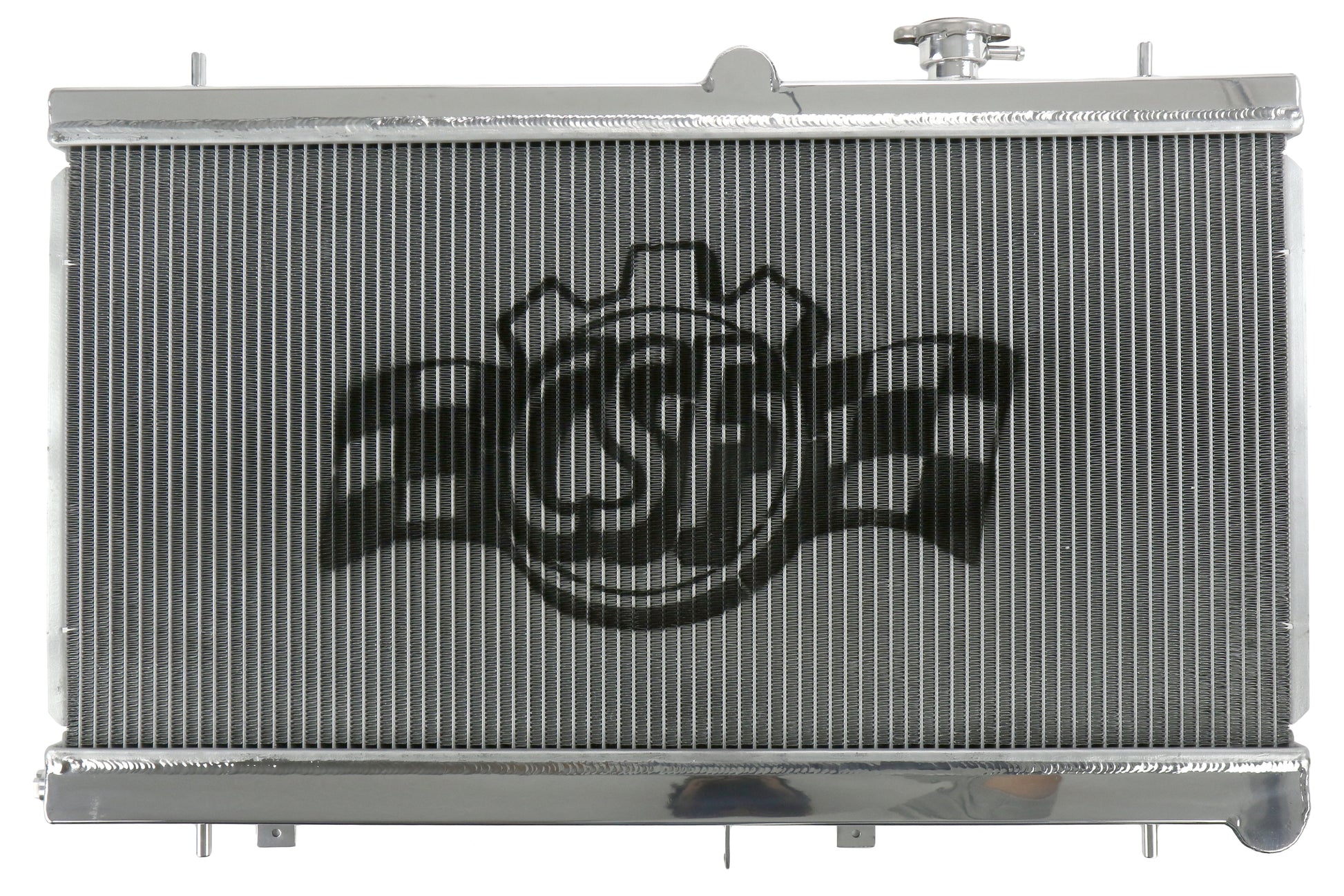 CSF3076O CSF Racing Radiator w/ Built-in Oil Cooler and Sandwich Plate - Subaru WRX/STi Manual 2002-2007,