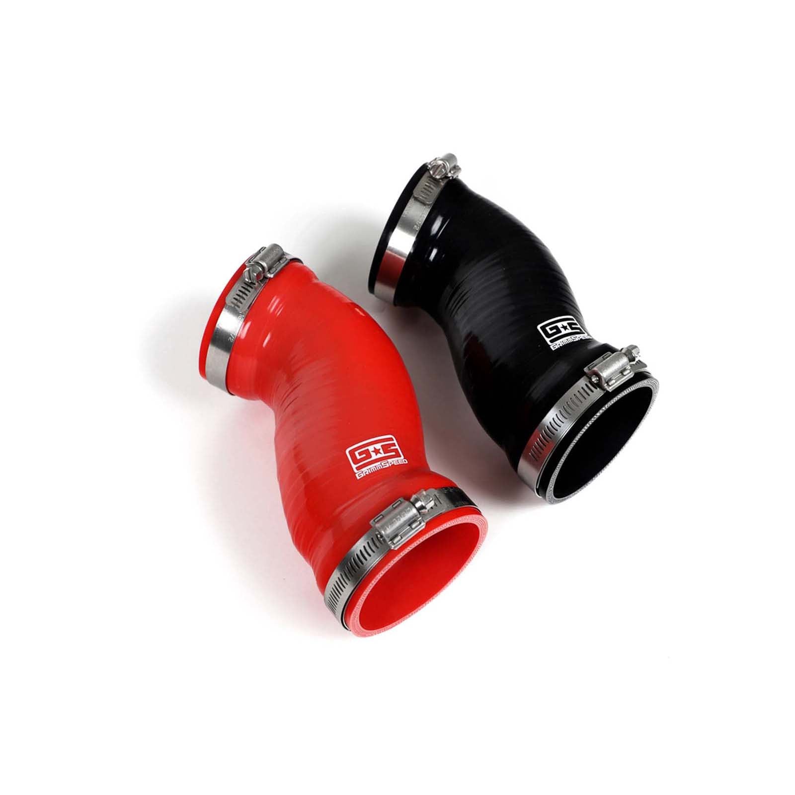 GRM125012 GrimmSpeed Post MAF Hose Kit Red - 2008-2014 Subaru WRX / 2018-2020 Subaru STI,