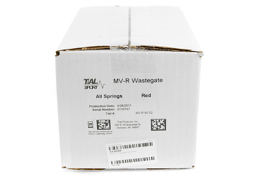 Tial MV-R Wastegate 44mm Red w/ All Springs - Universal