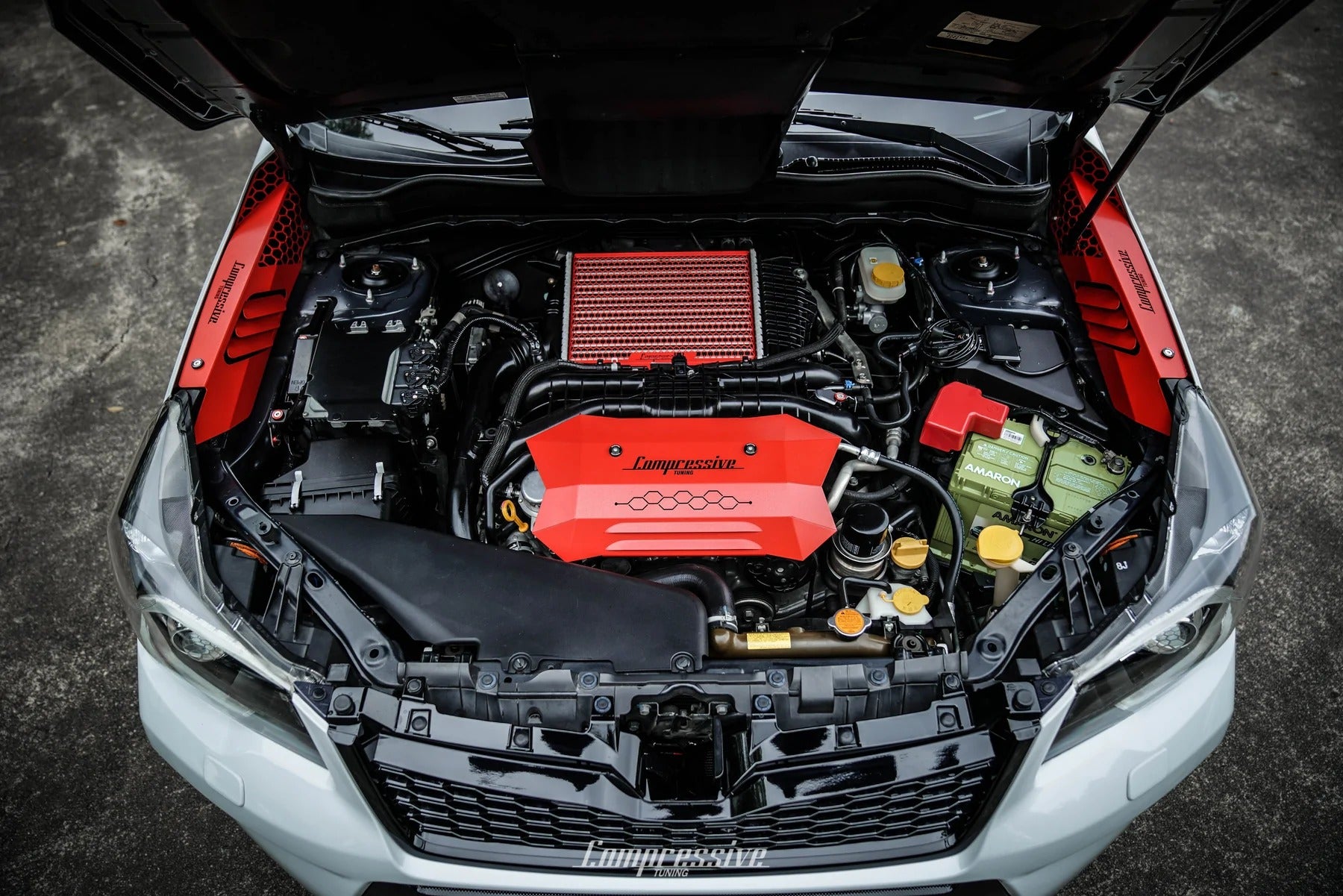 CMPDS1-RD-D Compressive Tuning Diamond Cover - 2015-2021 Subaru WRX,