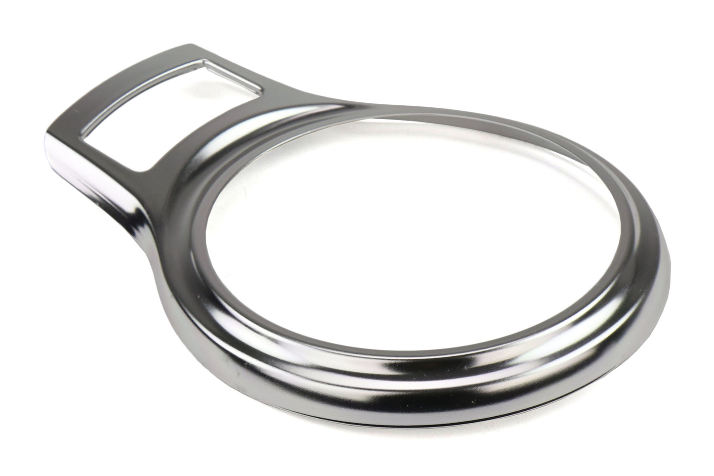 GCSGCSSHIFTTRIMSI Anodized Aluminum Shifter Plate Trim Bezel - 2013+ FR-S / BRZ-Silver,