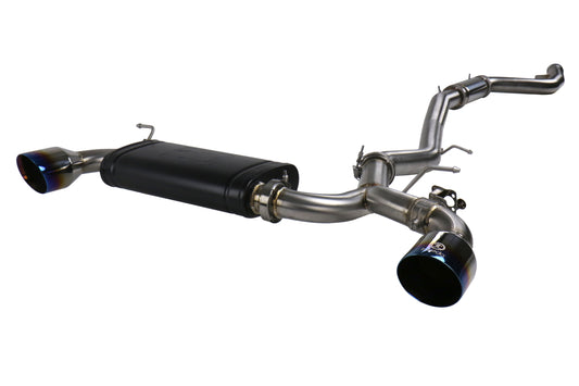 AFE49-36043-L aFe Takeda 3" to 2-1/2" 304 Stainless Steel Catback Exhaust - 2020 Supra-Burnt Blue,