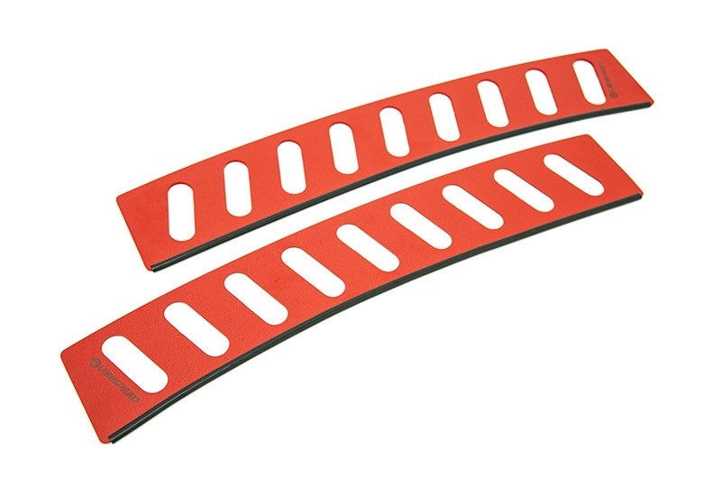 SBSSS-15RLOUVER-RD Subispeed Rear Window Louvers - 2015+ WRX / STI-Red,