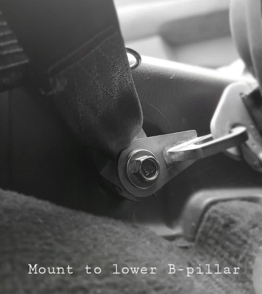 BRMBRAC-DPSB Braum Door Panel Bracket - Harness Belt Installation - Universal,