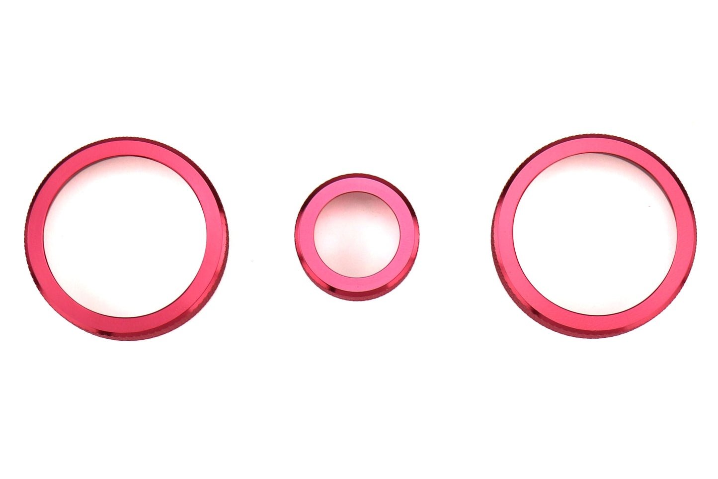 GCSGCSFRSKNOB02 Anodized Aluminum Climate Control Trim - Various Colors : Red - 2013-2020 Subaru BRZ / 2013+ Scion FR-S / 2017+ Toyota 86,