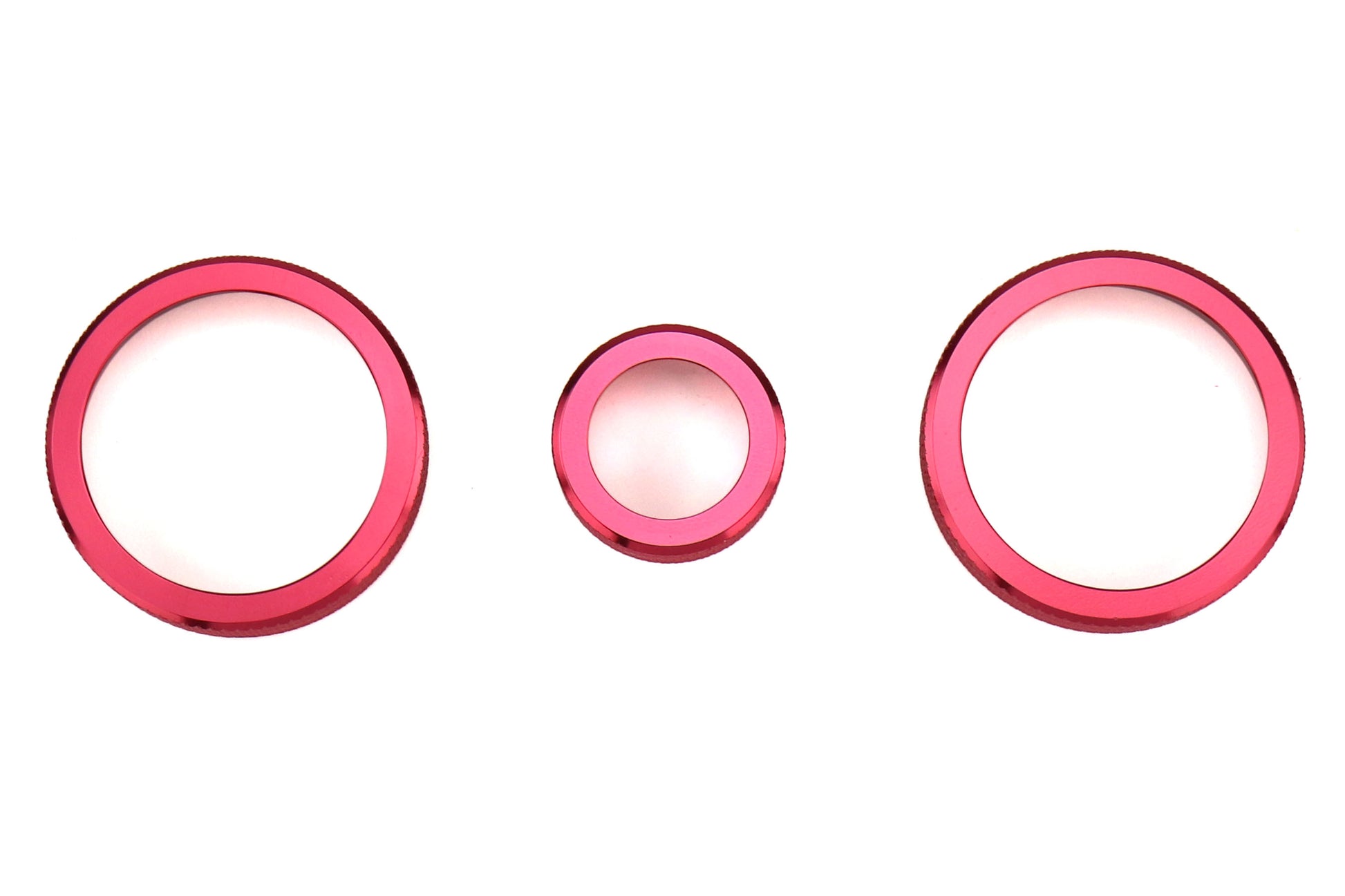 GCSGCSFRSKNOB02 Anodized Aluminum Climate Control Trim - Various Colors : Red - 2013-2020 Subaru BRZ / 2013+ Scion FR-S / 2017+ Toyota 86,