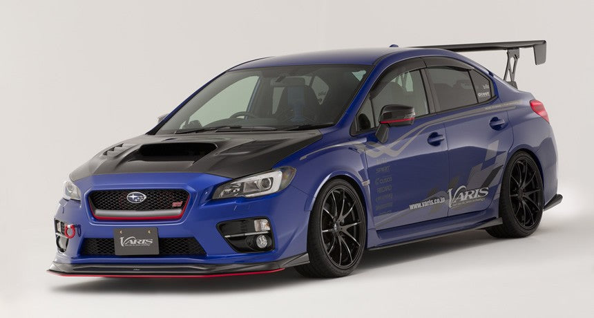 VASVASU-171 Varis Carbon Fiber Rear Side Splitter Fins - 2015+ WRX / 2015+ STI,