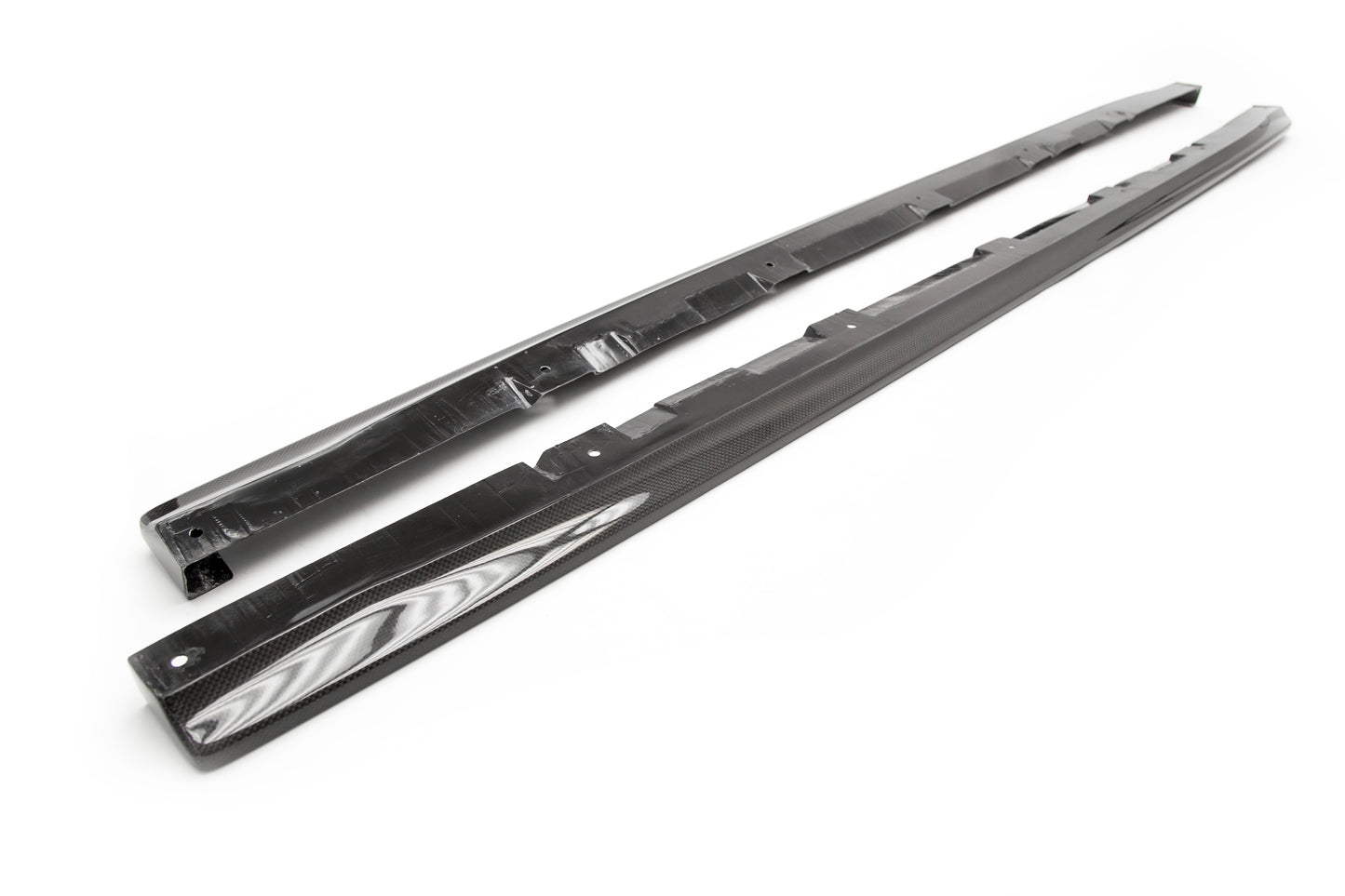 CRGCS9735SS1C Chargespeed Carbon Fiber Bottom Line T1 Side Skirts - 2015+ WRX / 2015+ STI,