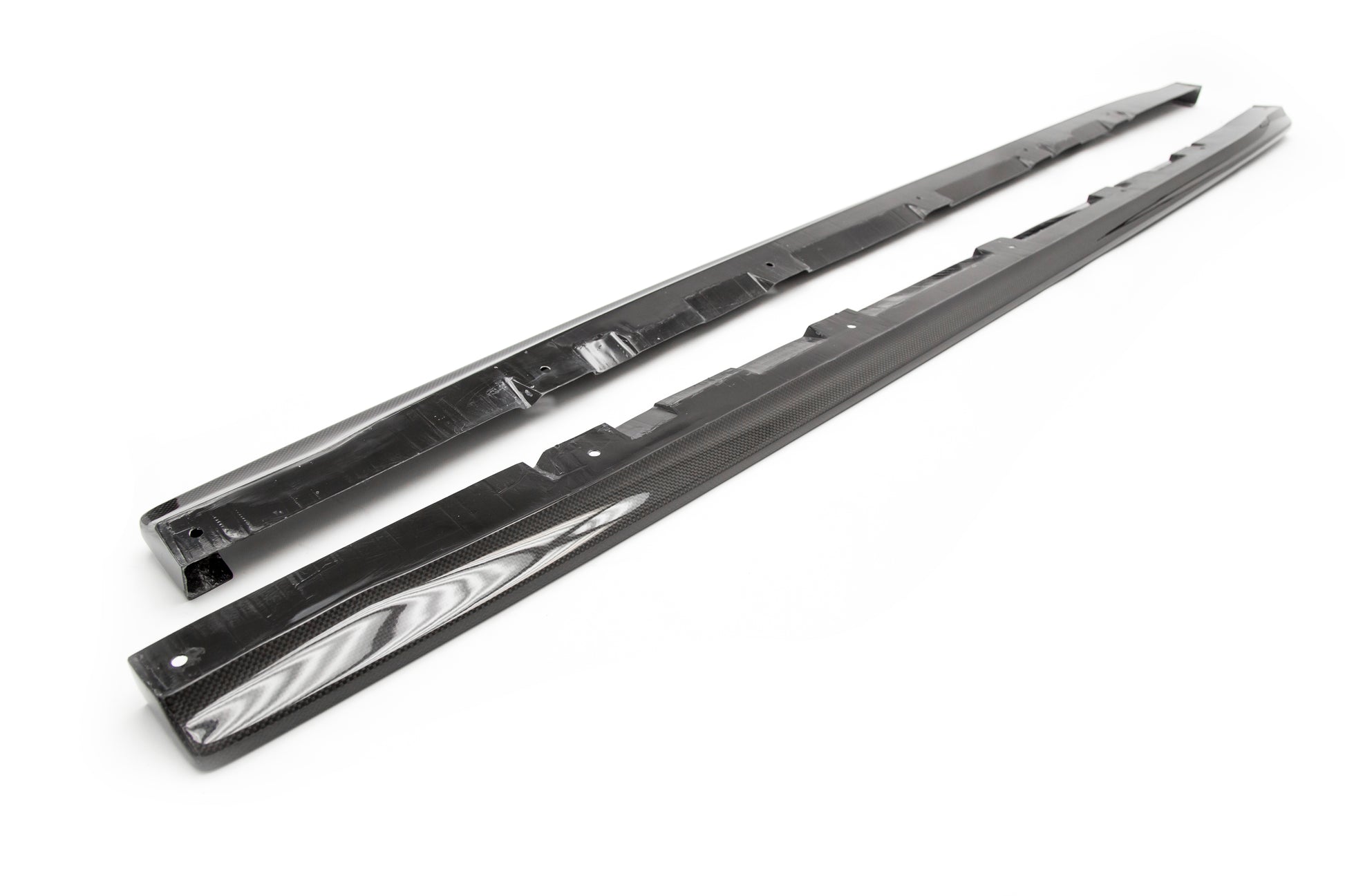 CRGCS9735SS1C Chargespeed Carbon Fiber Bottom Line T1 Side Skirts - 2015+ WRX / 2015+ STI,