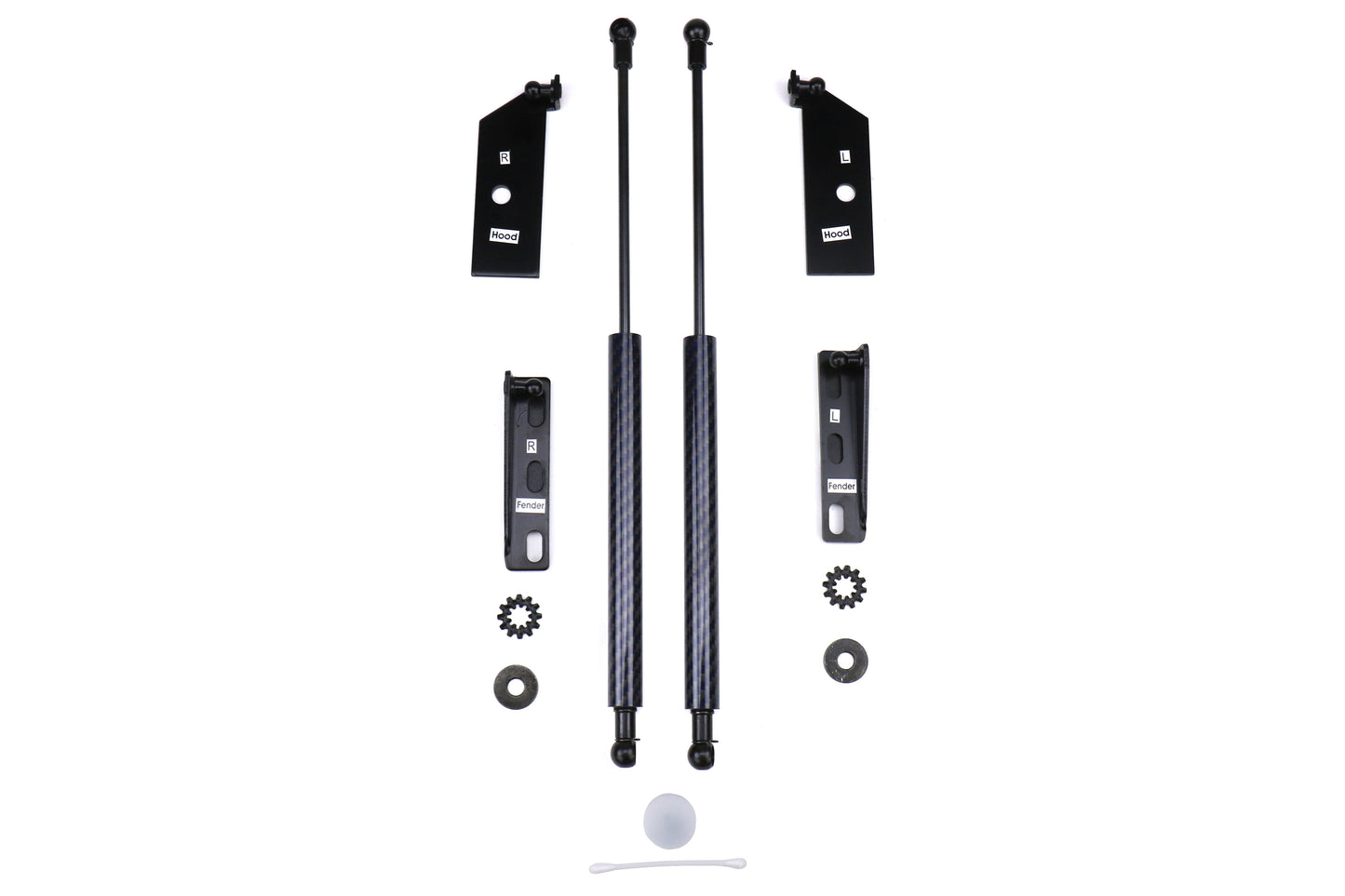 CBRHDP-FT86-KF-BB Carbon Reproductions Carbon Kevlar Hood Damper Kit - 13+ FT86-Blue,