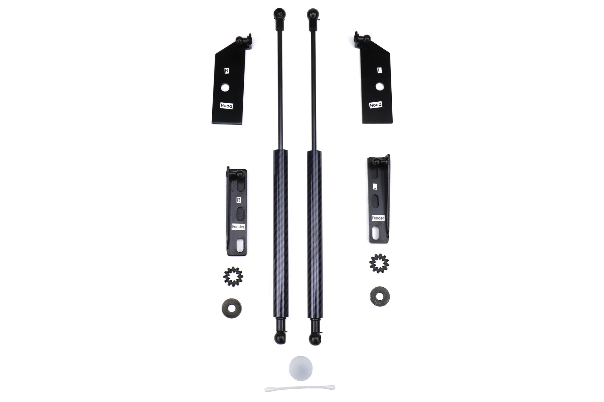 CBRHDP-FT86-KF-BB Carbon Reproductions Carbon Kevlar Hood Damper Kit - 13+ FT86-Blue,